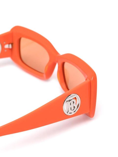 Burberry Eyewear logo-plaque tinted sunglasses - Orange