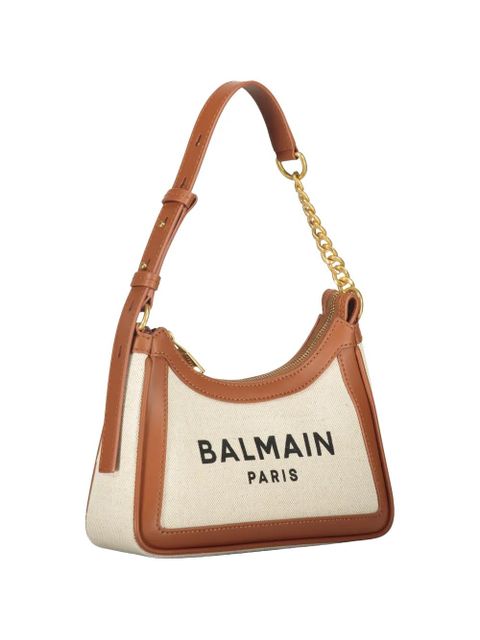 Balmain B-Army logo shoulder bag - Neutrals
