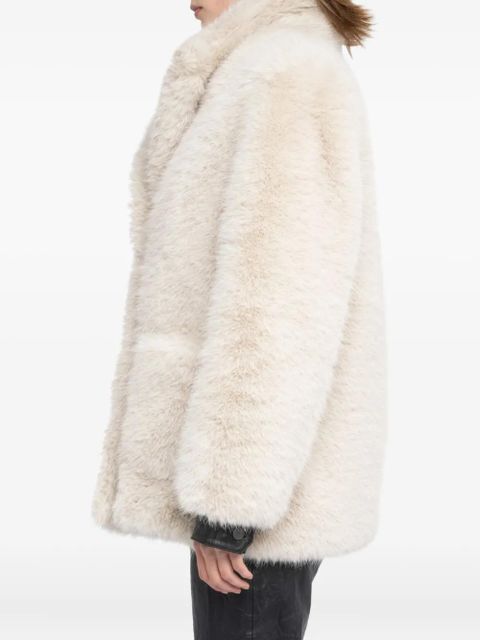 Zadig&Voltaire shawl-collar coat - Neutrals
