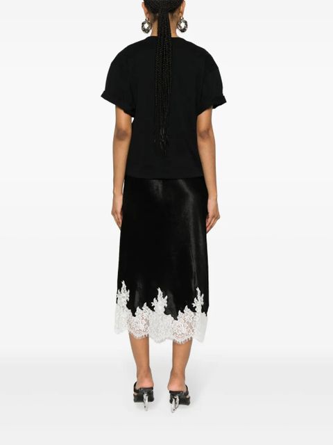 3.1 Phillip Lim draped T-shirt slip combo dress - Black