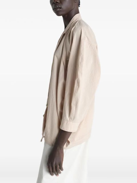 LEMAIRE scarf blouse - Neutrals