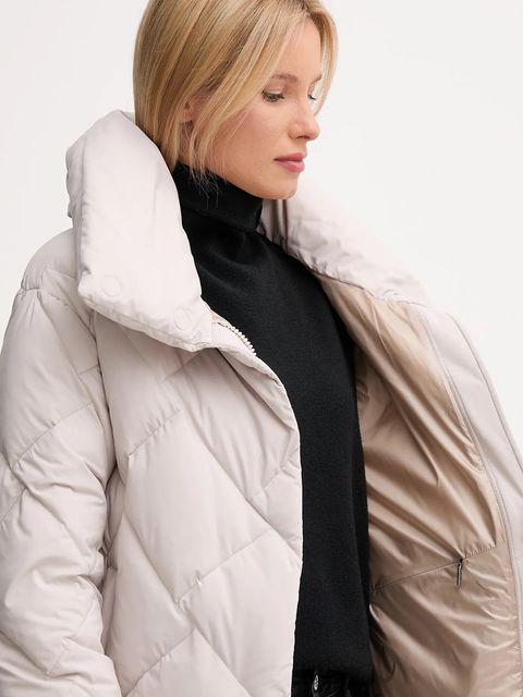 Hetrego kurtka puchowa QUENBY kolor szary zimowa 8P696