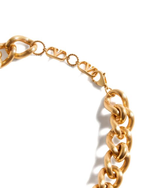 Valentino Garavani heart charm gold-tone necklace
