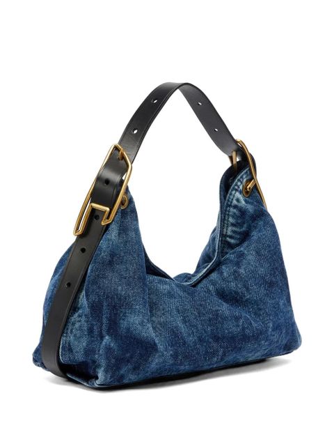 Diesel D-Line denim shoulder bag - Blue
