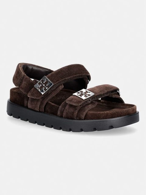 Tory Burch sandały damskie zamszowe Mellow Sport Sandal - zdjęcie produktu nr 1