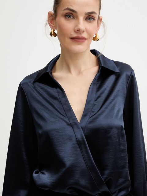 Guess body LEAH damska kolor granatowy gładka W5BH68 W2612