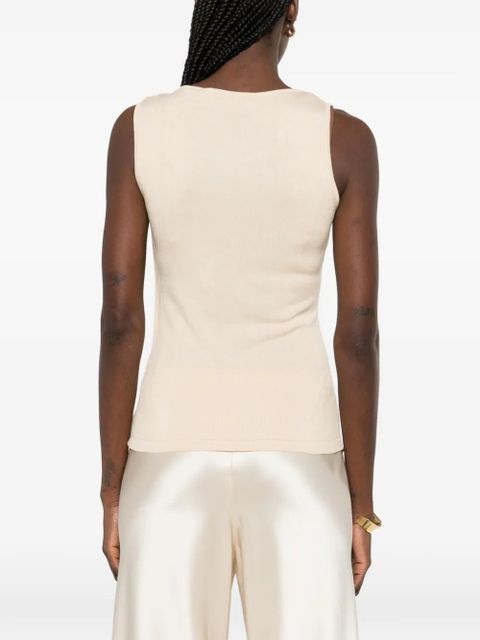 Aya Muse Taylx draped top - Neutrals