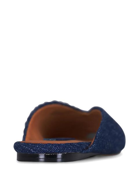 NAGHEDI Strada pointed-toe mules - Blue