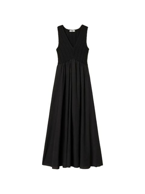 TWINSET V-neck maxi dress - Black - zdjęcie produktu nr 1