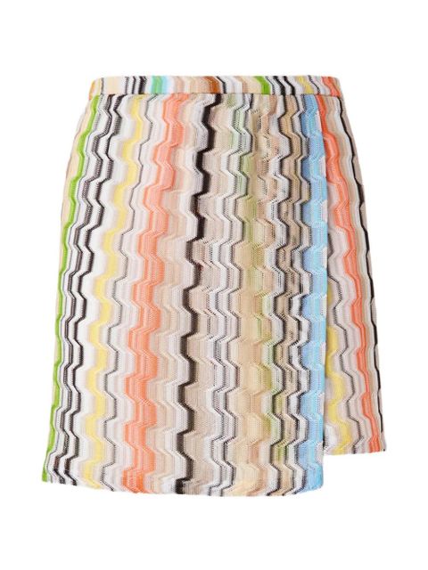 Missoni zig-zag mini skirt - Neutrals - zdjęcie produktu nr 1