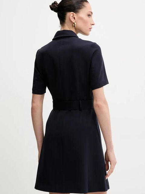 Morgan sukienka RABIK kolor granatowy mini rozkloszowana RABIK