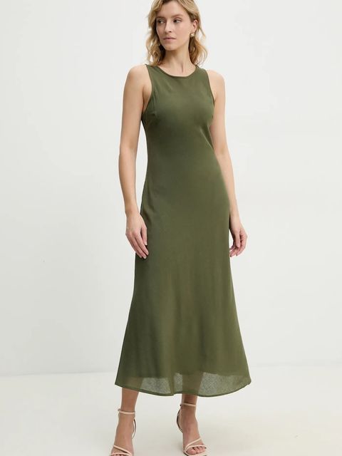 Answear.LAB sukienka z lnem