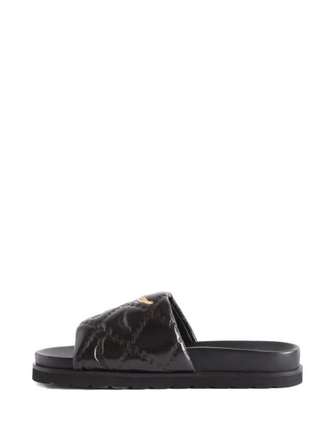 Zadig&Voltaire padded leather sandals - Brown