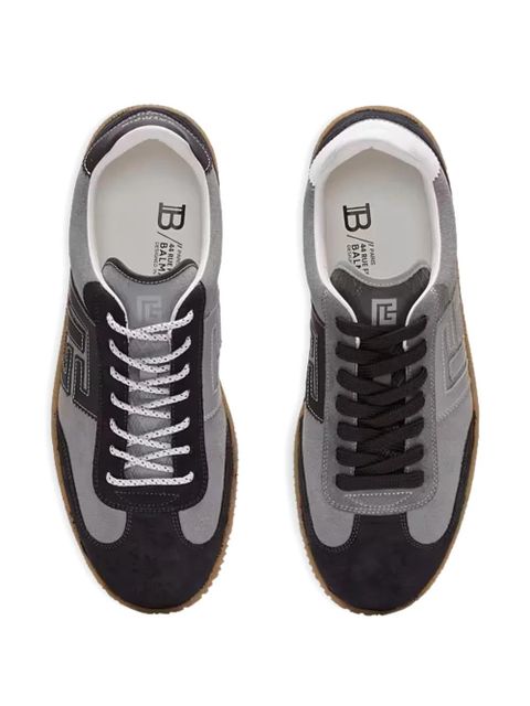 Balmain suede trainers - Black