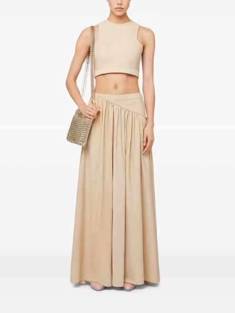 Rabanne twill maxi skirt - Neutrals - zdjęcie produktu nr 2
