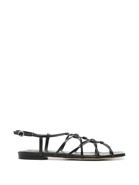 Aeyde Anisa strappy leather sandals - Black - zdjęcie produktu nr 1