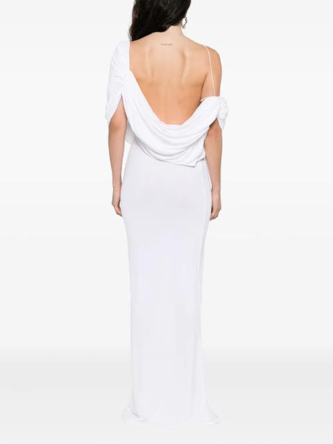 Christopher Esber Aiba draped maxi dress - White