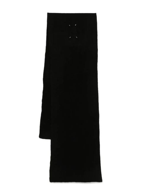 Maison Margiela wool scarf - Black - zdjęcie produktu nr 1