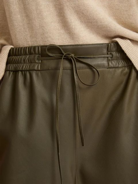 Yves Salomon lambskin culotte pants - Green