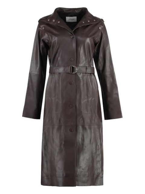 Yves Salomon leather coat - Brown - zdjęcie produktu nr 1