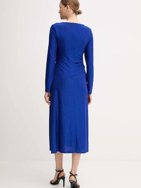 Joseph Ribkoff sukienka kolor niebieski midi rozkloszowana 254082