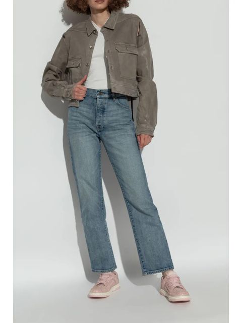 AMIRI Skel Top crystal-embellished sneakers - Pink