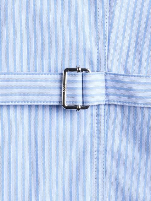 Tod's double-collar poplin shirt - Blue