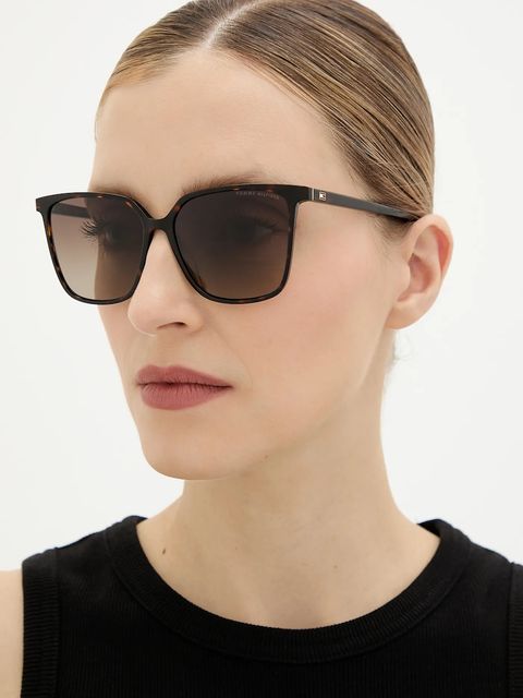 Tommy Hilfiger okulary przeciwsłoneczne damskie kolor brązowy TH 2292/S - zdjęcie produktu nr 1