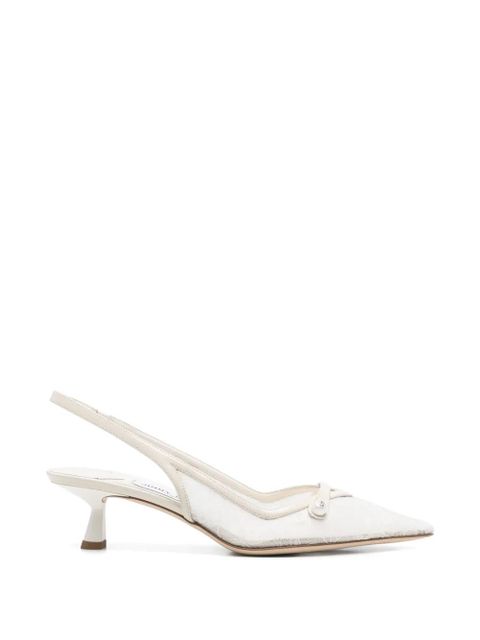 Jimmy Choo Amita slingback pumps - White - zdjęcie produktu nr 1