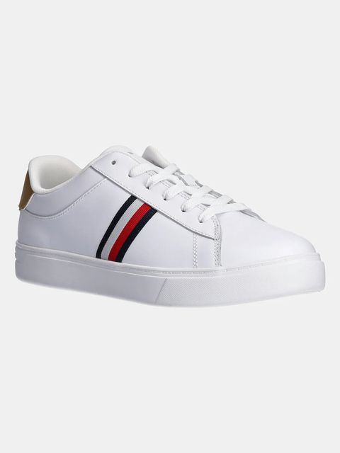 Tommy Hilfiger sneakersy skórzane ESSENTIAL COURT SNEAKER STRPS - zdjęcie produktu nr 1