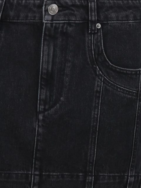 MARANT ÉTOILE panelled mini skirt - Black