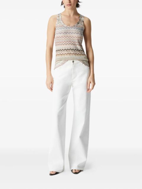Missoni Zigzag tank top - Neutrals