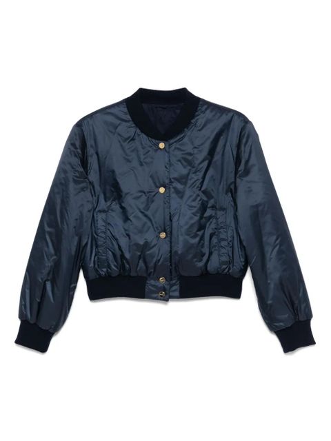 Max Mara cropped bomber jacket - Blue - zdjęcie produktu nr 1