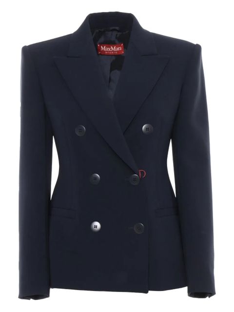 Max Mara Key double-breasted structured blazer - Blue - zdjęcie produktu nr 1