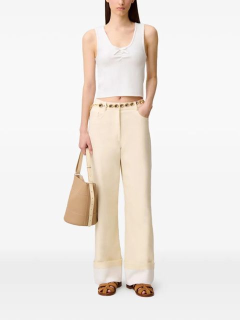 Claudie Pierlot bow-embellishment top - White - zdjęcie produktu nr 2