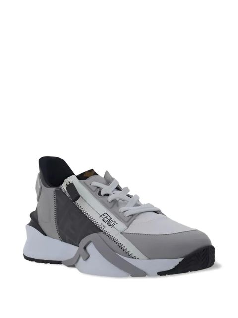 FENDI leather sneakers - Grey - zdjęcie produktu nr 2