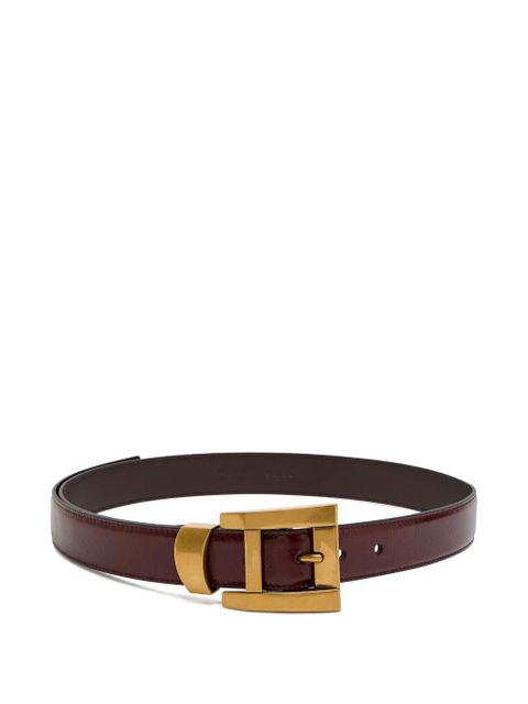Versace geometric-buckle belt - Brown - zdjęcie produktu nr 2