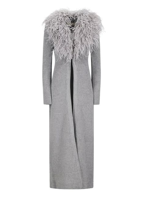 Blumarine wool cardi-coat - Grey - zdjęcie produktu nr 1