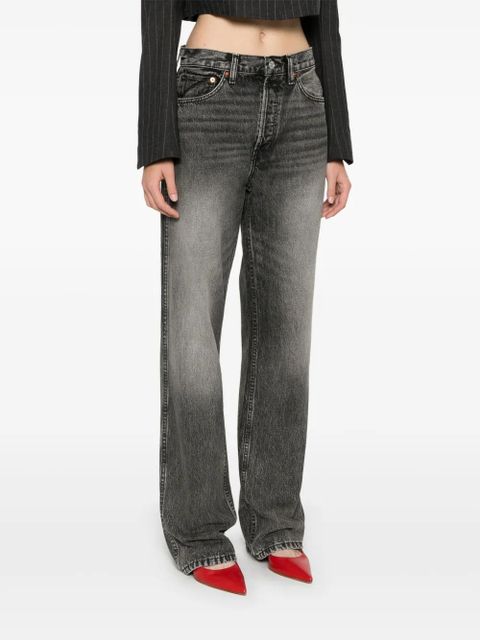 RE/DONE 90s high-rise loose jeans - Black