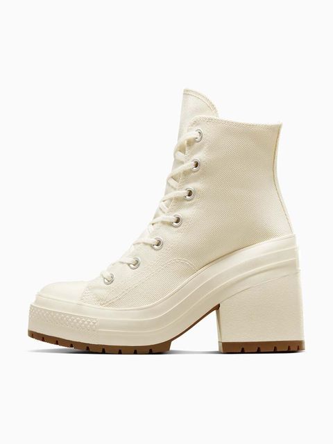 Converse trampki Chuck 70 De Luxe Heel damskie kolor żółty A05348C