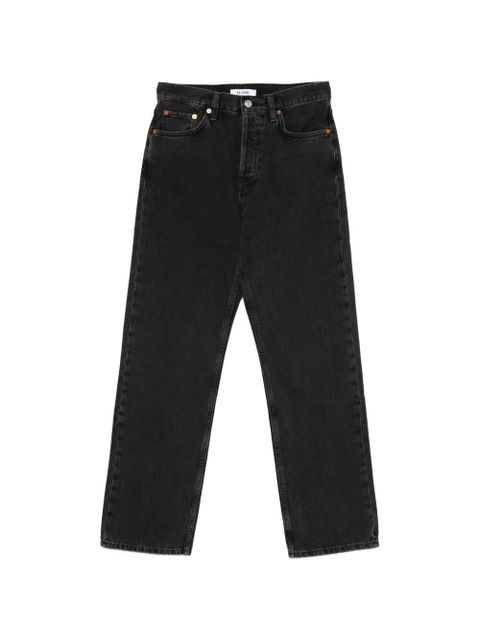 RE/DONE pocketed straight-leg jeans - Black - zdjęcie produktu nr 1