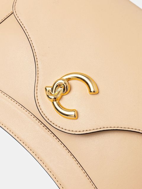 Coccinelle torebka skórzana kolor beżowy E1 SSK 18 01 01