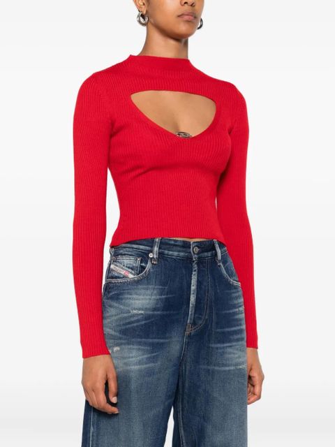 Diesel ribbed sweater - Red