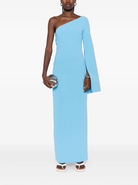 Solace London Alina one-shoulder maxi dress - Blue - zdjęcie produktu nr 2