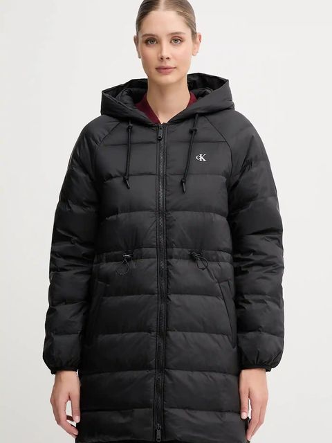 Calvin Klein Jeans kurtka kolor czarny przejściowa LV047C523G