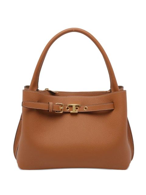 Tod's mini leather tote bag - Brown - zdjęcie produktu nr 1