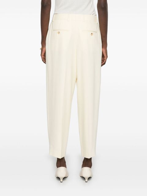 TOTEME pleated trousers - Neutrals