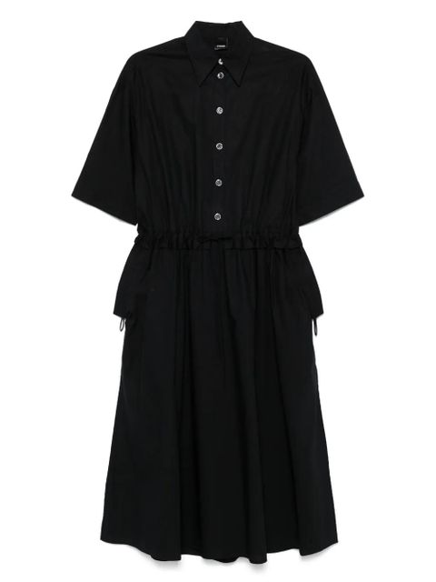 PINKO cotton midi dress - Black - zdjęcie produktu nr 1