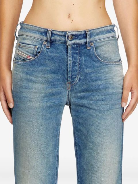 Diesel 1989 D-Mine buttoned jeans - Blue