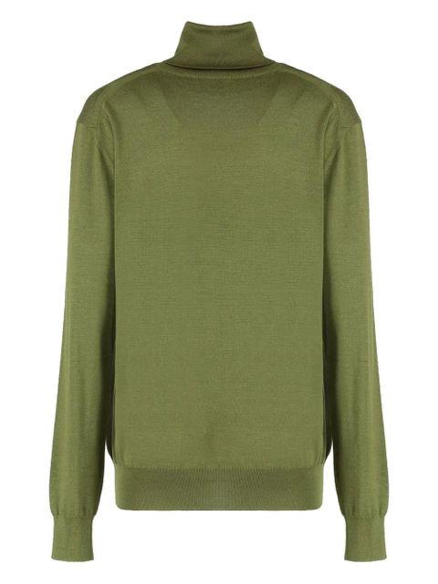 Saint Laurent turtleneck sweater - Green - zdjęcie produktu nr 2
